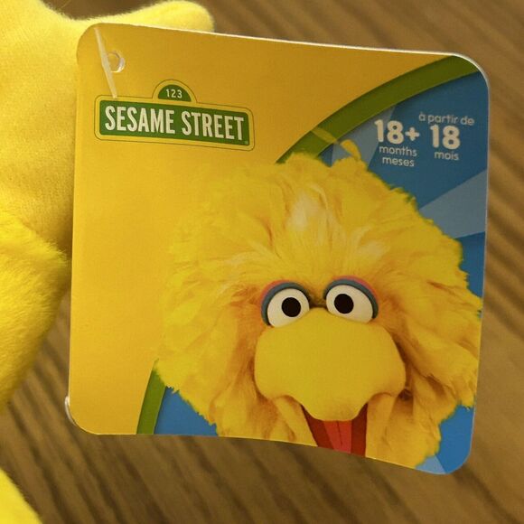 Sesame Street Plush Big Bird Soft Stuffed Animal - 17” Toy Just Play NEW - Picture 9 of 11
